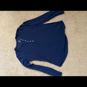 Long sleeve lounge top